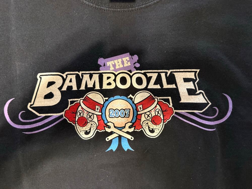 2007 Bamboozle Festival T Shirt L MCR Linkin Park Paramore Emo Y2K Lineup